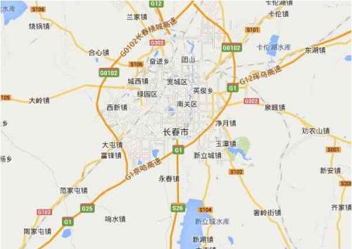 清河县交通地图