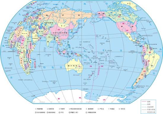 世界政区图