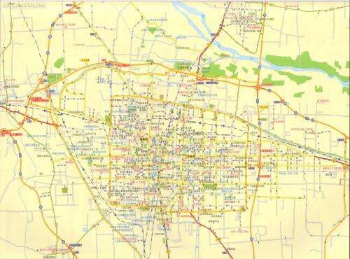 西安城区地图