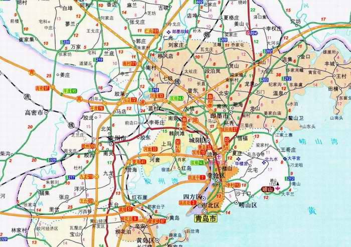文登市政区图