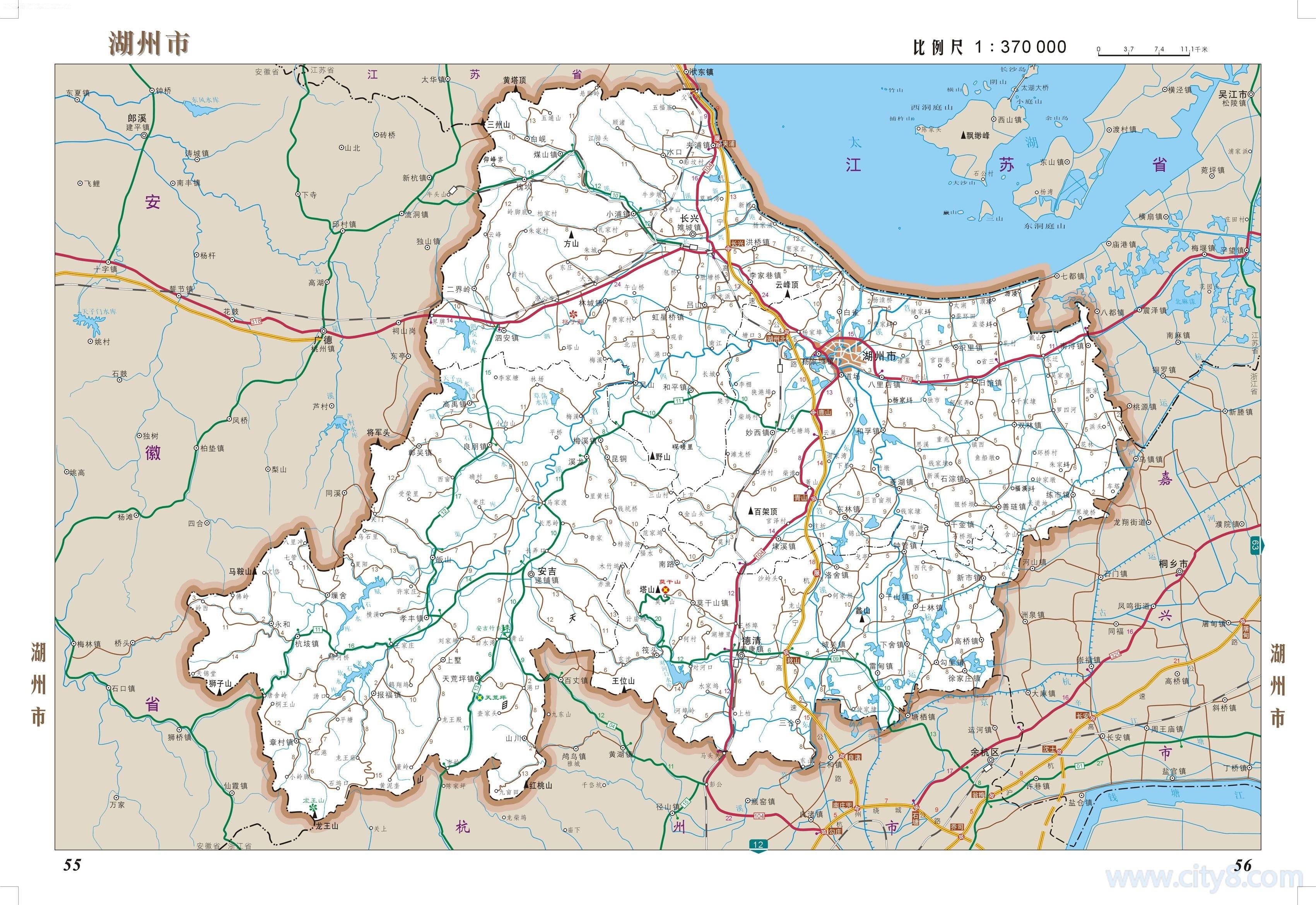 内蒙古公路交通地图