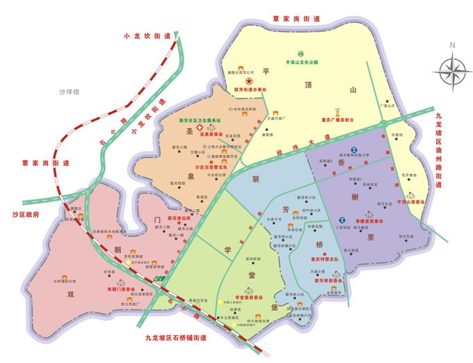 山东泰山，桃花源索道线路