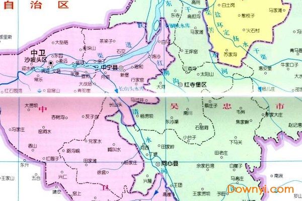 加利福尼亚州行政区划图